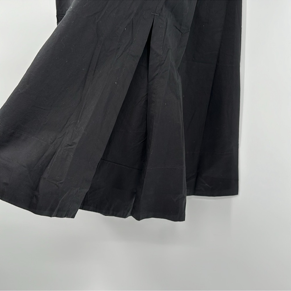 Everlane The Easy Button-Front Skirt in Black - Picture 8 of 11